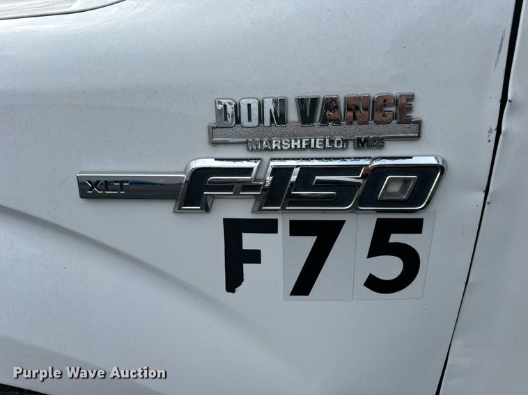 image for item DW3265 2013 Ford F150 XLT SuperCrew pickup truck