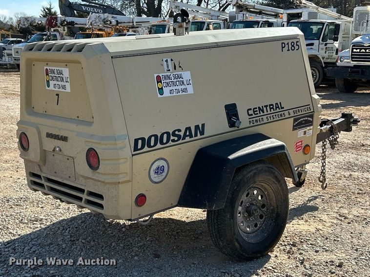 image for item DW3312 2021 Doosan P185WDO-T4F air compressor