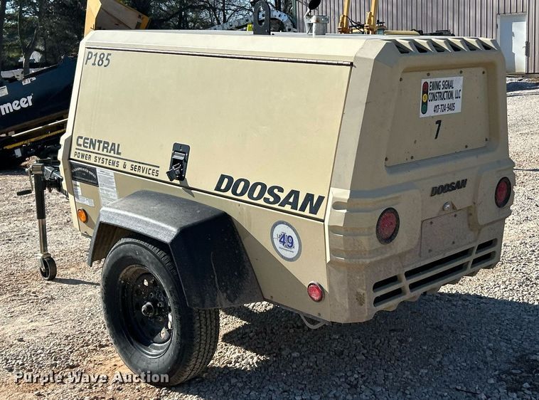 image for item DW3312 2021 Doosan P185WDO-T4F air compressor