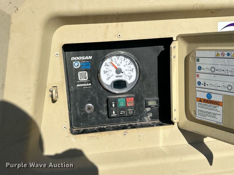 image for item DW3312 2021 Doosan P185WDO-T4F air compressor