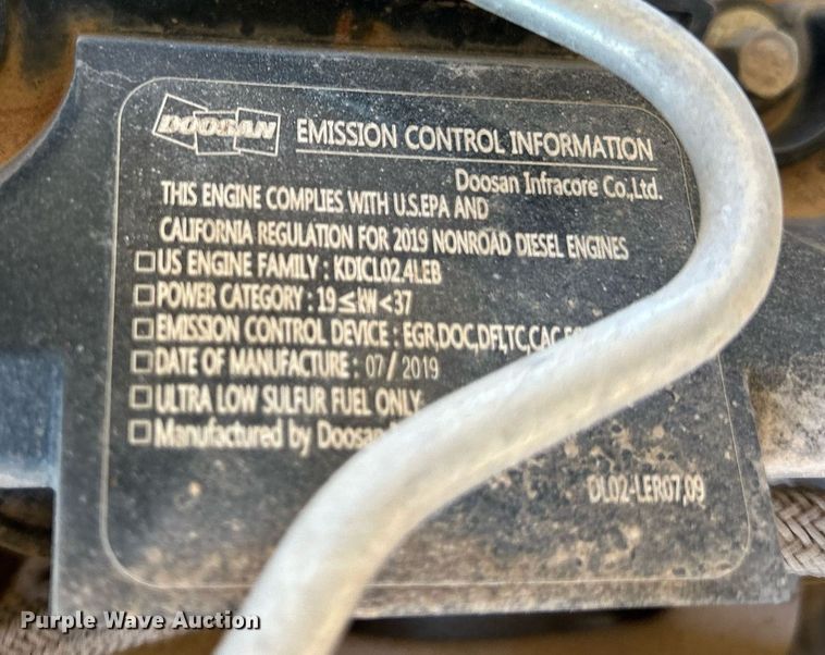 image for item DW3312 2021 Doosan P185WDO-T4F air compressor