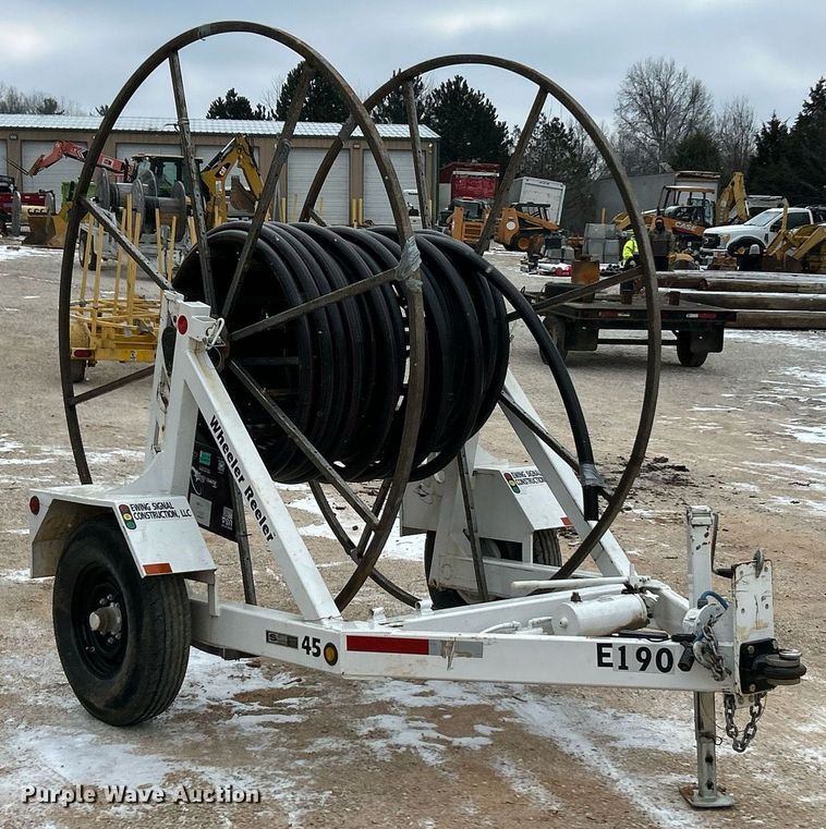image for item DW3329 2022 Slabach Enterprises Wheeler Reeler reel trailer