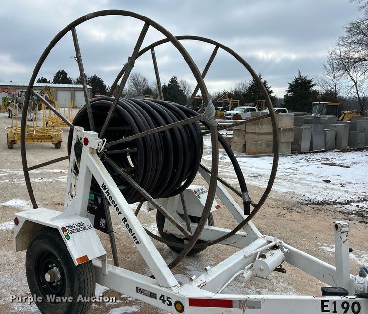 image for item DW3329 2022 Slabach Enterprises Wheeler Reeler reel trailer