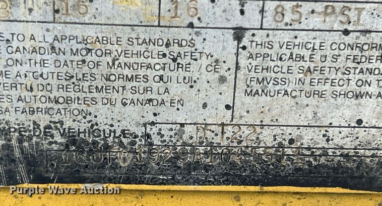 image for item DW3346 2010 Belshe equipment trailer