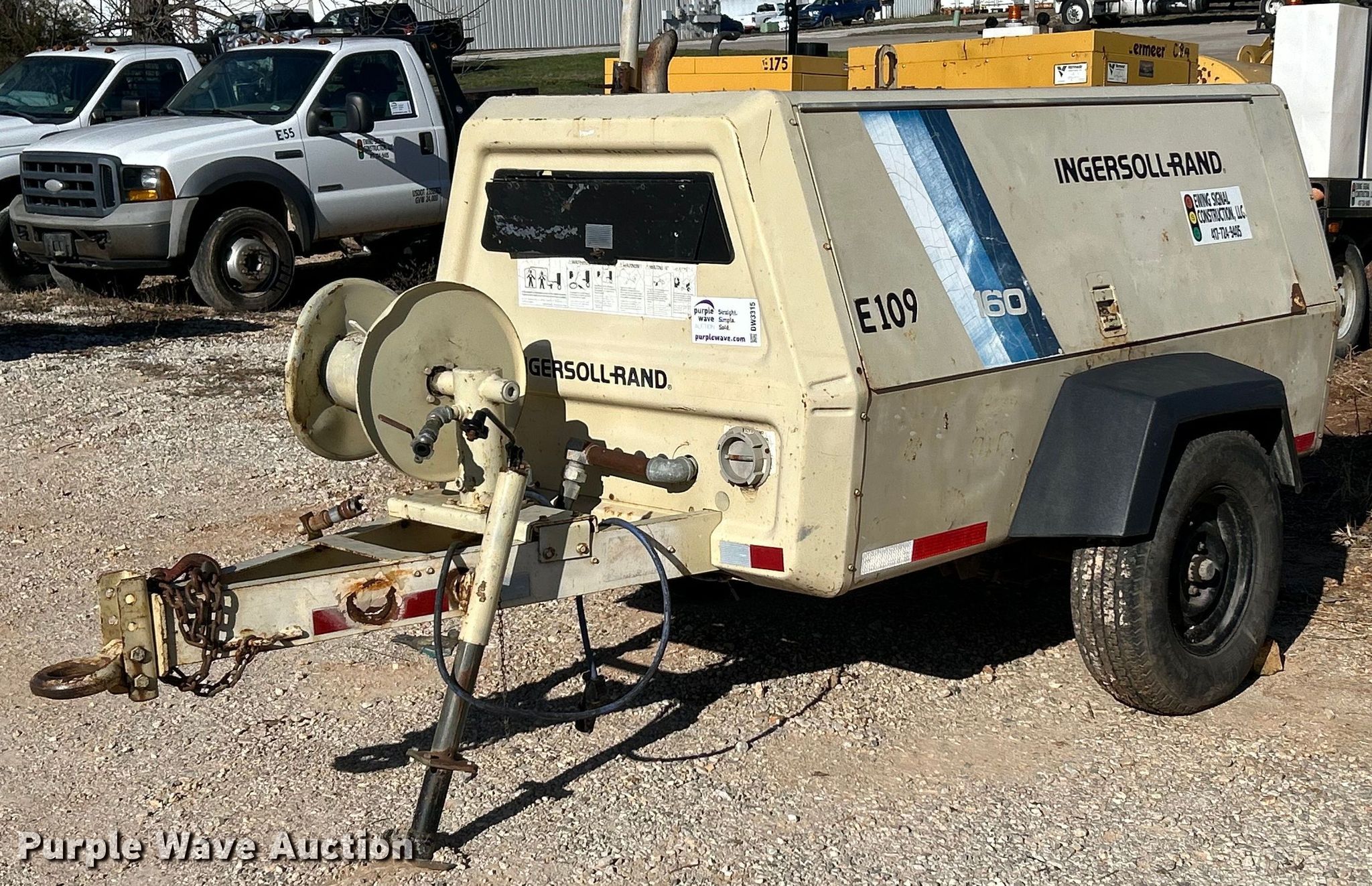 Ingersoll Rand P-160-W-JD air compressor in Nixa, MO | Item DW3315