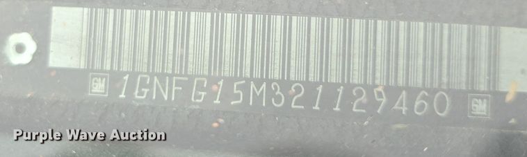 image for item DO7748 2002 Chevrolet Express 1500 