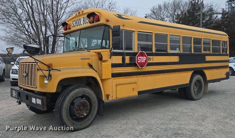1999 Blue Bird B7 school bus in Concordia, KS | Item DO7749 sold