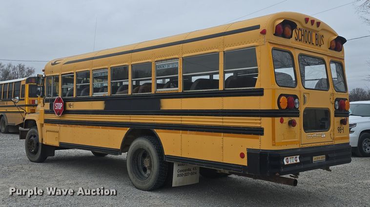 image for item DO7749 1999 Blue Bird  B7 school bus