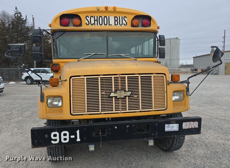 image for item DO7749 1999 Blue Bird  B7 school bus