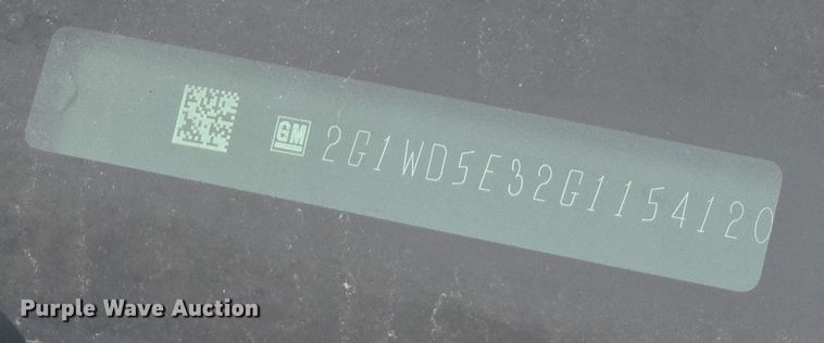 image for item DO7758 2016 Chevrolet Impala Police Cruiser 