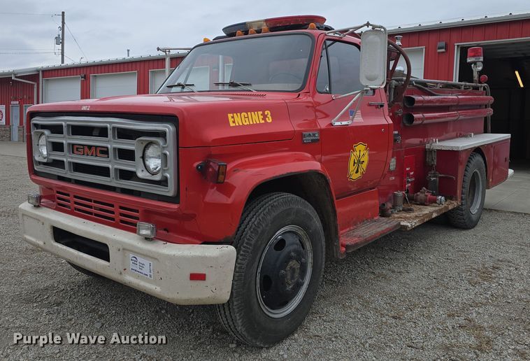 image for item DO7765 1974 GMC 6000 Custom pumper fire truck