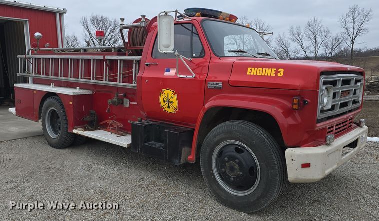 image for item DO7765 1974 GMC 6000 Custom pumper fire truck