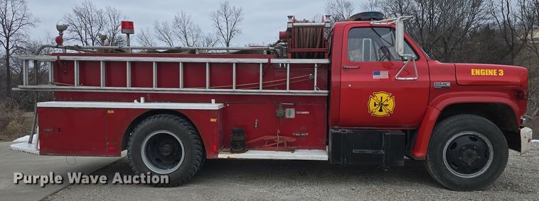 image for item DO7765 1974 GMC 6000 Custom pumper fire truck