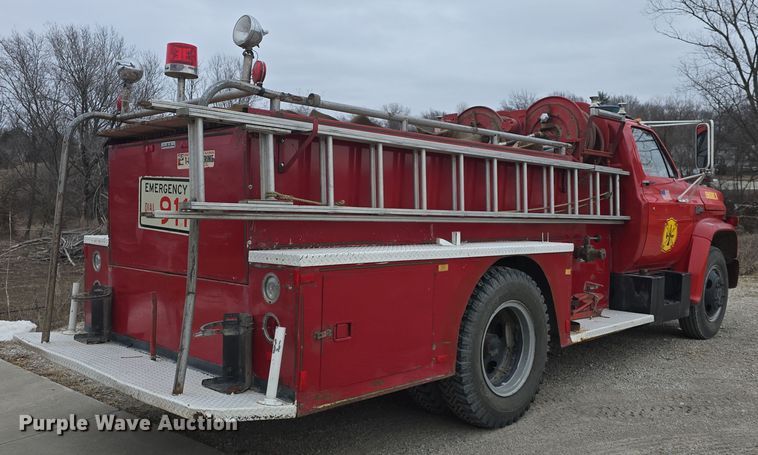 image for item DO7765 1974 GMC 6000 Custom pumper fire truck