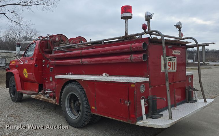 image for item DO7765 1974 GMC 6000 Custom pumper fire truck