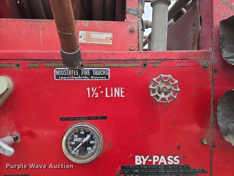 image for item DO7765 1974 GMC 6000 Custom pumper fire truck