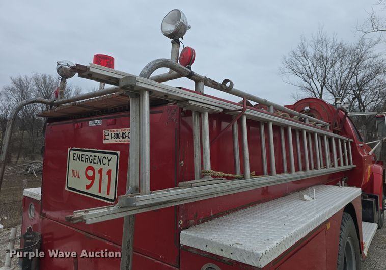 image for item DO7765 1974 GMC 6000 Custom pumper fire truck