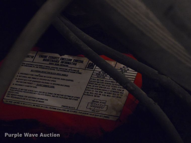 image for item DO7765 1974 GMC 6000 Custom pumper fire truck