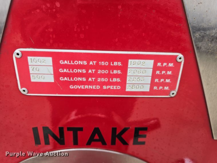 image for item DO7766 1982 International S1900 pumper fire truck