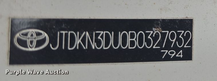 image for item DO8205 2011 Toyota Prius 