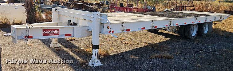 image for item DQ6393 2020 Overbilt tilt deck equipment trailer