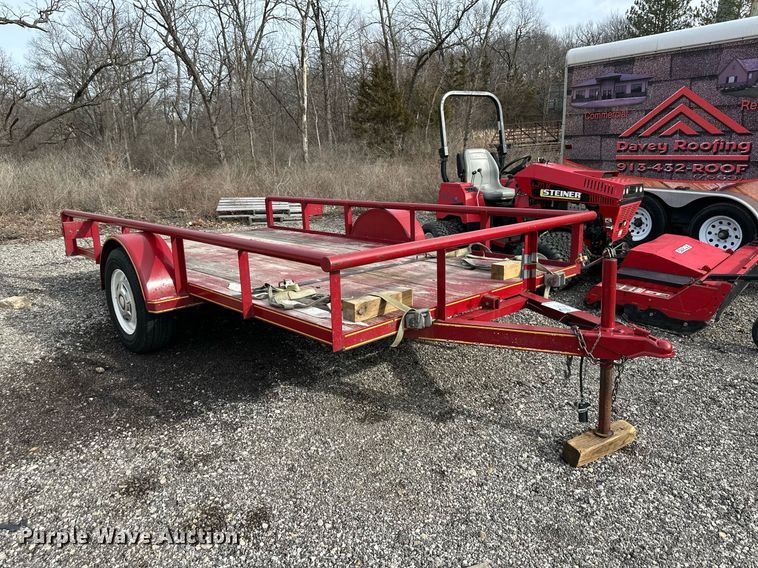 image for item DQ6605 1999 Texas Bragg Enterprise utility trailer