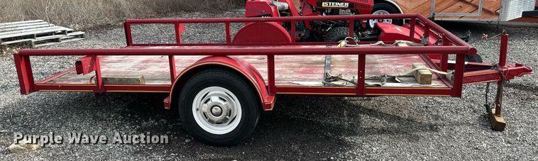 image for item DQ6605 1999 Texas Bragg Enterprise utility trailer