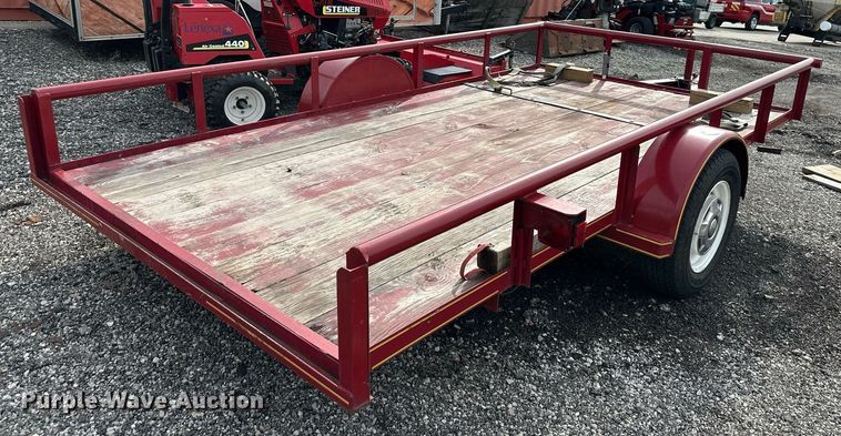 image for item DQ6605 1999 Texas Bragg Enterprise utility trailer