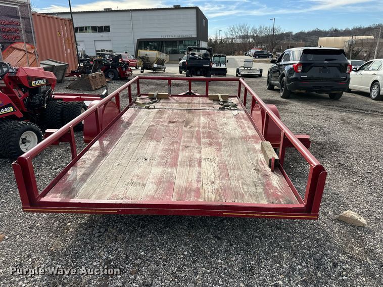 image for item DQ6605 1999 Texas Bragg Enterprise utility trailer