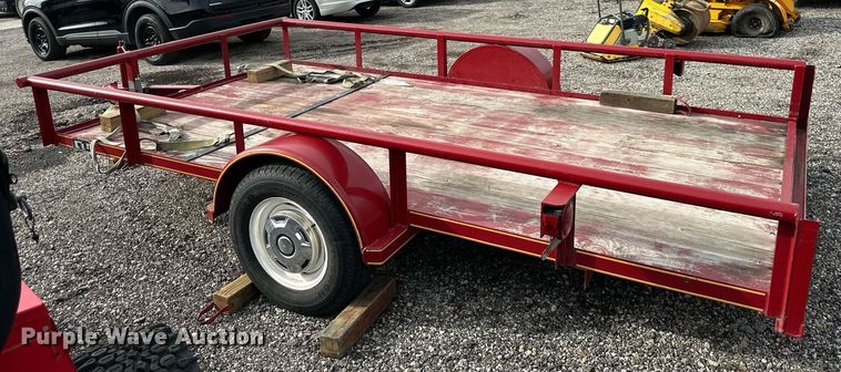 image for item DQ6605 1999 Texas Bragg Enterprise utility trailer