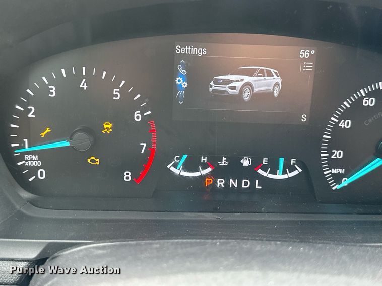 image for item DQ6606 2020 Ford Explorer Police Interceptor SUV