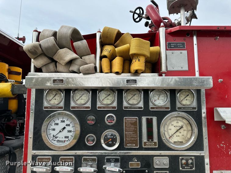 image for item DR2740 1982 Ford 8000 pumper fire truck