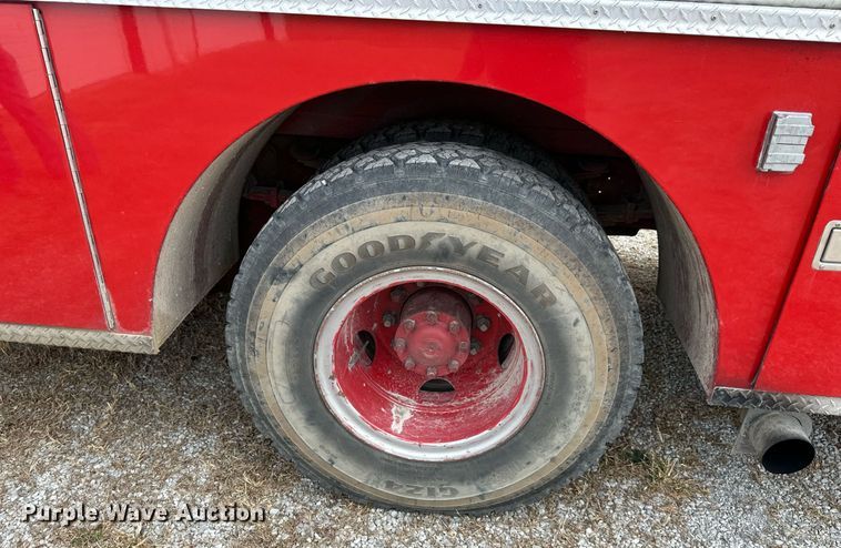 image for item DR2740 1982 Ford 8000 pumper fire truck