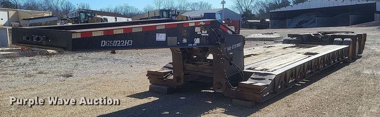 image for item DS5207 1997 Dakota Trail-Eze DG5022H3 lowboy equipment trailer