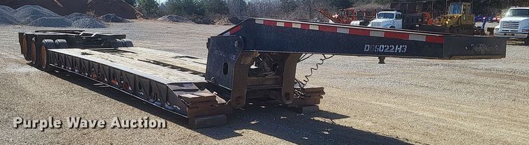 image for item DS5207 1997 Dakota Trail-Eze DG5022H3 lowboy equipment trailer