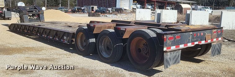 image for item DS5207 1997 Dakota Trail-Eze DG5022H3 lowboy equipment trailer