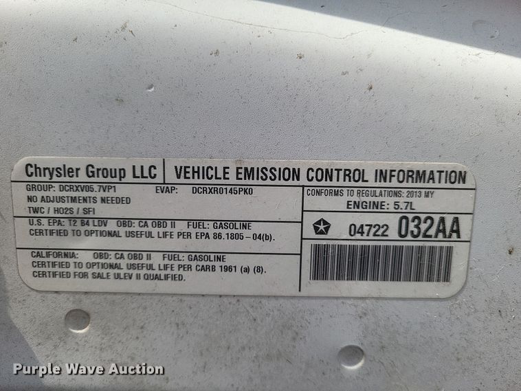 image for item DS5239 2013 Dodge Charger Police 