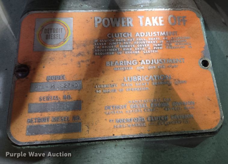 image for item DV1256 Detroit Diesel 16V71 engine