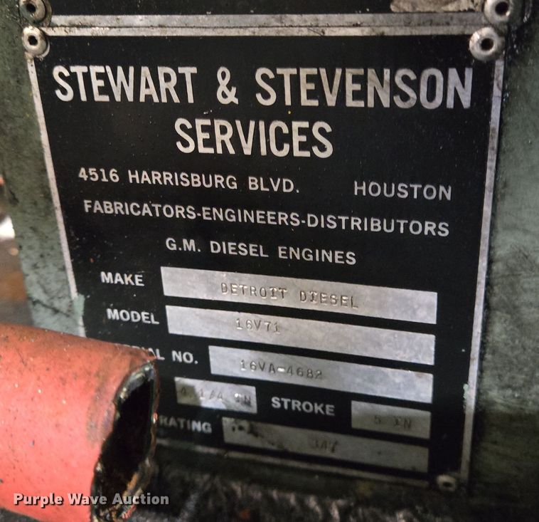 image for item DV1259 Detroit Diesel 16V71 engine