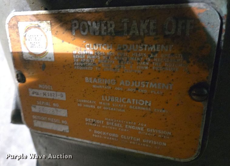 image for item DV1261 Detroit Diesel 16V71 engine