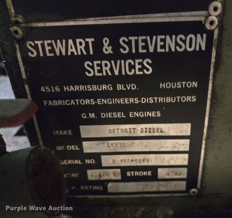 image for item DV1261 Detroit Diesel 16V71 engine