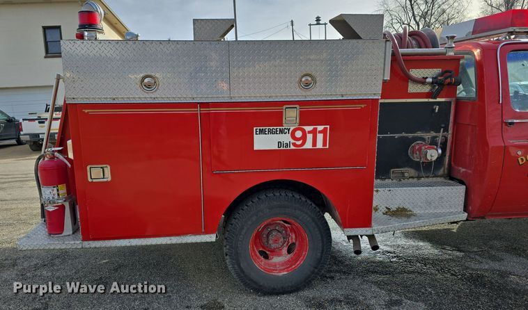 image for item DW3094 1983 Chevrolet Custom Deluxe 30 pumper fire truck