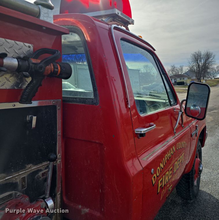 image for item DW3094 1983 Chevrolet Custom Deluxe 30 pumper fire truck