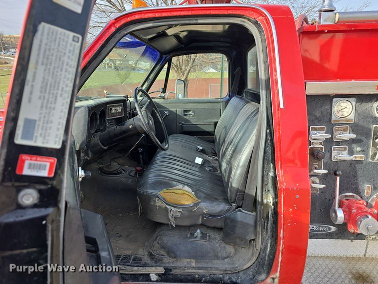 image for item DW3094 1983 Chevrolet Custom Deluxe 30 pumper fire truck