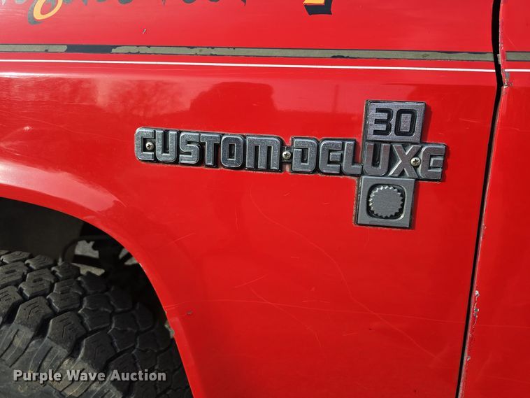 image for item DW3094 1983 Chevrolet Custom Deluxe 30 pumper fire truck