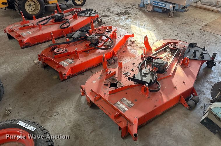 image for item EG8001 (3) Kubota mower decks