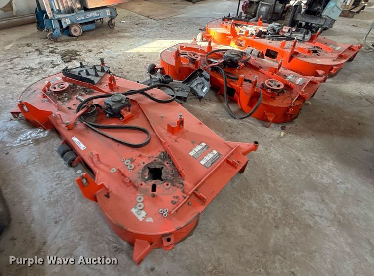 image for item EG8001 (3) Kubota mower decks