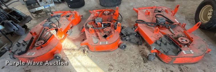 image for item EG8001 (3) Kubota mower decks