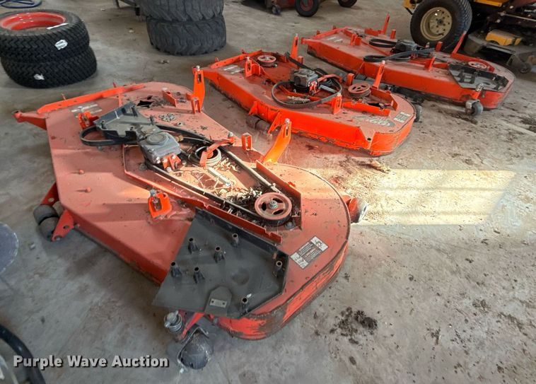 image for item EG8001 (3) Kubota mower decks