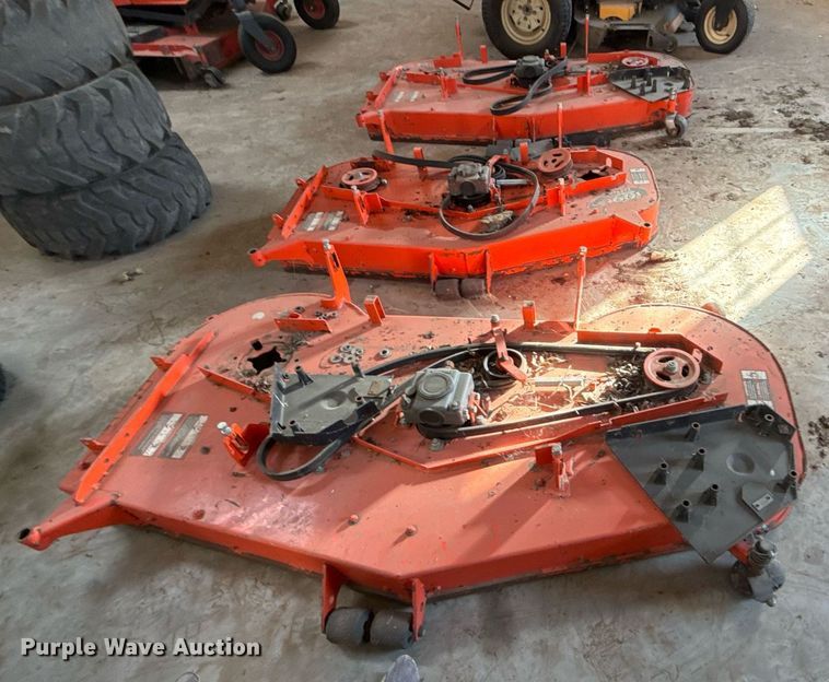 image for item EG8001 (3) Kubota mower decks